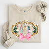 Nutcracker Christmas Bow Sugar Plum Fairy Noel Santa Winter Ballerina Xmas Ballet Sweatshirt