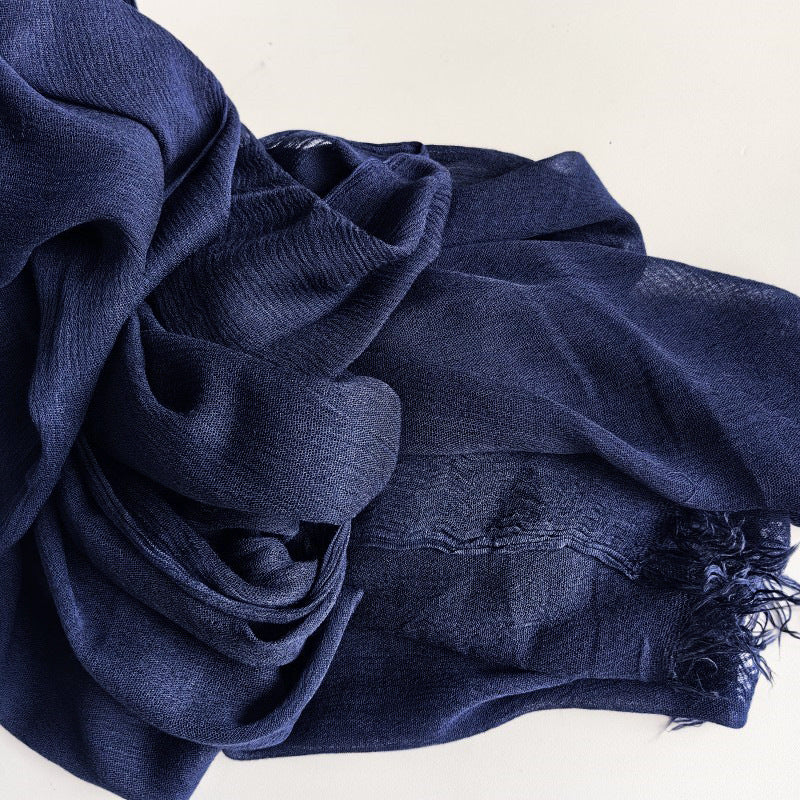 Cotton Tassel Hijab | Crepe Tassel Hijab (MH086)