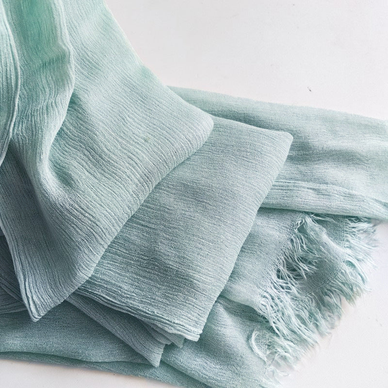 Cotton Tassel Hijab | Crepe Tassel Hijab (MH086)