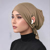 Mercerized Cotton Tie-Back Under Cap with Ear Openings(MH204)