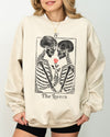 The Lovers Skeleton Ghost Witch Meme Aesthetic Halloween Spooky Horror Night Cozy Sweatshirt