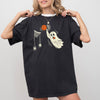 Basketball Ghost Spooky Skeleton Witch Meme Halloween Costume Comfort Colors Tee