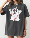Baseball Ghost Spooky Skeleton Witch Meme Halloween Costume Art Comfort Colors Tee