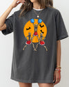 Cheerleader Skeleton Ghost Spooky Funny Witch Aesthetic Meme Halloween Costume Comfort Colors Tee