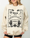 Spirit Board Skeleton Spooky Ghost Witch Aesthetic Meme Halloween Costume Sweatshirt