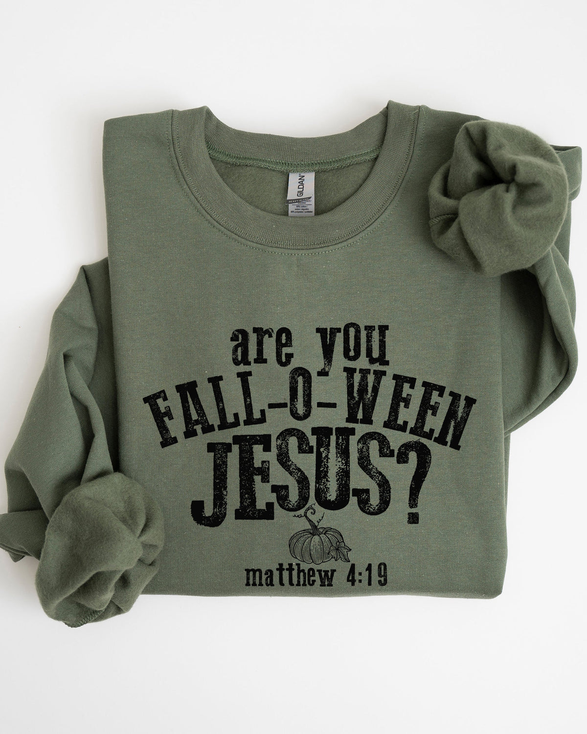 Are You Fall-O-Ween Jesus Skeleton Ghost Spooky Witch Meme Halloween Costume Sweatshirt
