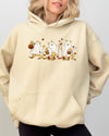 Ghost Pooh Bear Skeleton Halloween Meme Aesthetic Witch Whimsical Spooky Costume Hoodie