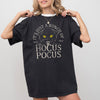 Bunch Of Hocus Pocus Cat Meme Witch Halloween Spooky Ghoul Costume Comfort Colors Tee