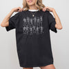 Dancing Skeletons Witch Skull Halloween Costume Illustration Artwork Comfort Colors Tee