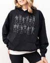 Dancing Skeletons Witch Skull Halloween Spooky Meme Costume Aesthetic Vibe Hoodie