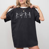 Skeletons Dance Ghost Witch Skull Spooky Halloween Meme Costume Comfort Colors Tee