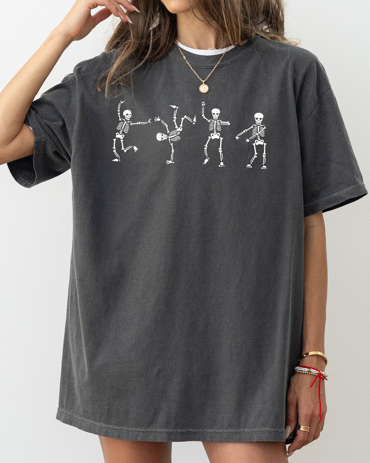 Skeletons Dance Ghost Witch Skull Spooky Halloween Meme Costume Comfort Colors Tee