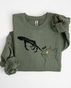 Boop Cat Skeleton Ghost Witch Skull Spooky Halloween Costume Collection Sweatshirt