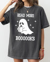 Read More Books Ghost Skeleton Witch Skull Spooky Aesthetic Meme Halloween Costume Comfort Colors Tee