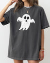 Spooky Ghost Skeleton Witch Skull Halloween Meme Costume Graphic Comfort Colors Tee
