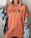 Spooky Skeleton Ghost Witch Skull Meme Halloween Night Terror Comfort Colors Tee