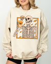Pumpkin Spice Coffee Skeleton Ghost Witch Skull Spooky Aesthetic Meme Halloween Costume Sweatshirt