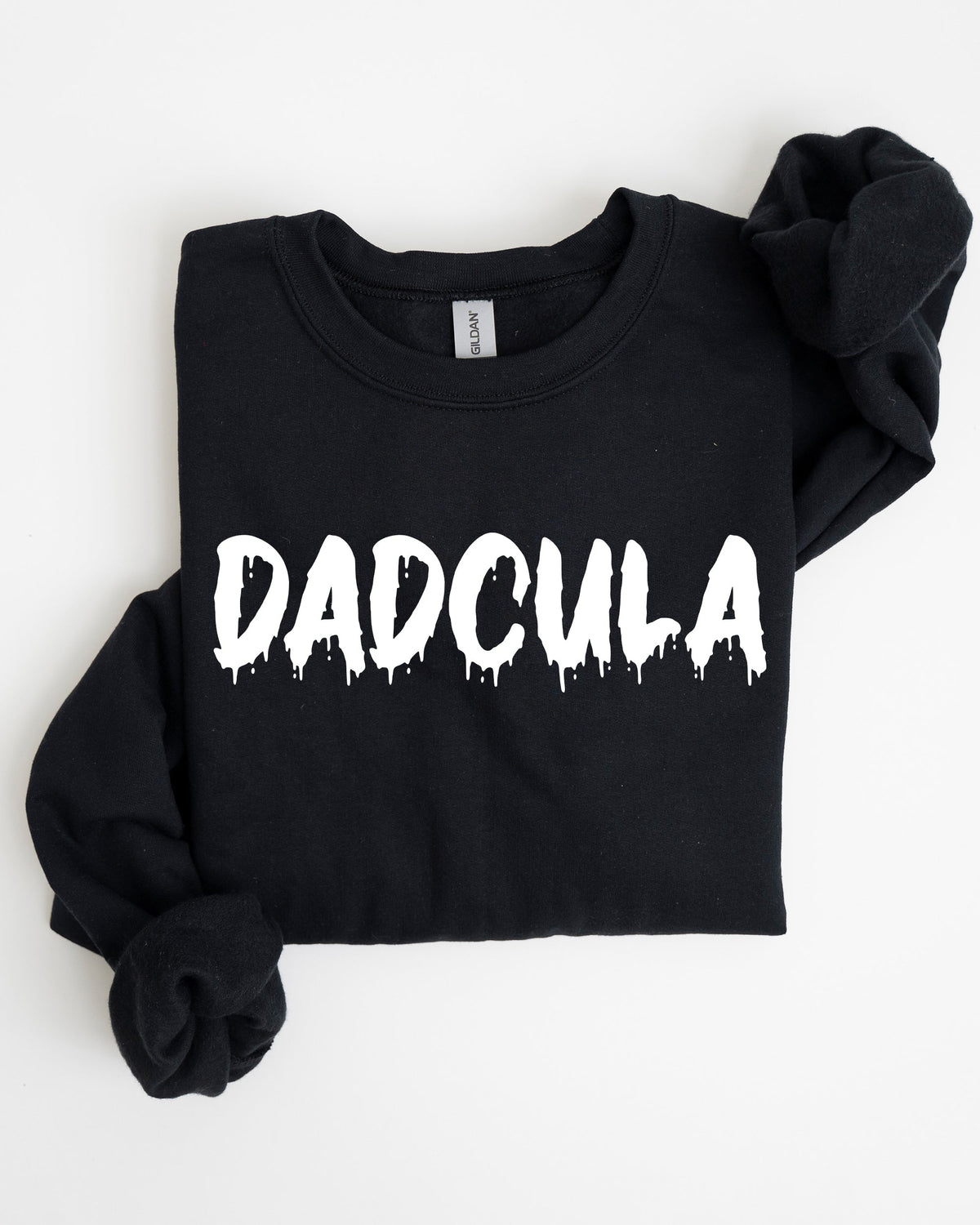 Dadcula Spooky Bat Ghost Witch Skull Aesthetic Meme Halloween Costume Sweatshirt