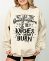 Granddaughters of the Witches Skeleton Witch Spooky Aesthetic Halloween Meme Costume Sweatshirt