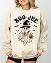 Boo-Jee Cowboy Ghost Western Skeleton Witch Skull Aesthetic Meme Halloween Costume Sweatshirt