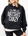 Batshit Crazy Skeletons Ghost Western Witch Skull Aesthetic Meme Halloween Costume Hooded Sweatshirt