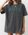 Haunted Skeleton Ghost Western Witch Skull Meme Halloween Aesthetic Costume Comfort Colors Tee