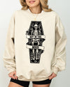 Not In The Mood Coffin Skull Skeleton Ghost Western Witch Halloween Costume Sweatshirt