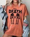 Til Death Skeleton Lovers Ghost Western Witch Halloween Costume Comfort Colors Tee