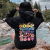 Bright Pressed Flowers Graphic Hoodie