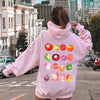 Ripe Tomato Print Garden Fresh Harvest Tomatoes On The Vine Illustration Artwork Hoodie