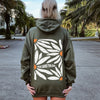 Here Comes The Sun Boho Floral Design Ethereal Sunset Dreamscape Garden Oasis Hoodie