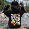 Boho Daisies And Retro Floral Bohemian Petal Motif Vintage Botanical Artwork Hoodie