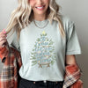 Oh Come Let Us Adore Him Christmas Carol Religious Christian Holiday Comfort Colors Tee