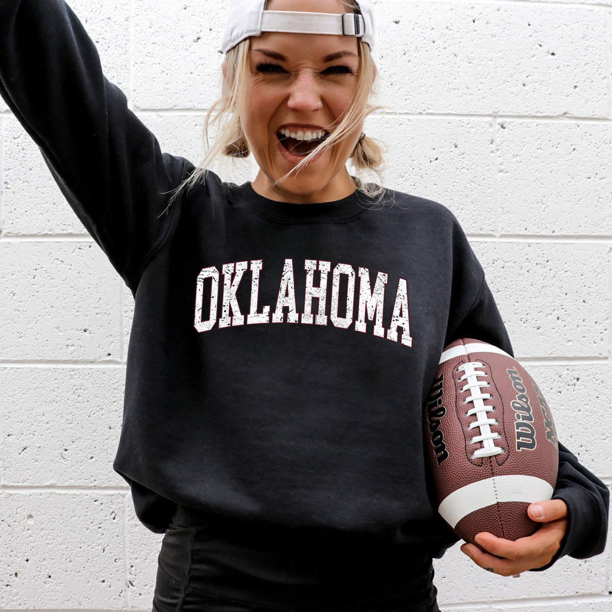 Oklahoma Football Game Day Tailgate Big Game Touchdown University State Sweatshirt
