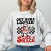 Out Here Lookin Like A Snack Christmas Cake Snow Xmas Santa Holiday Vibes Season Joy Sweatshirt