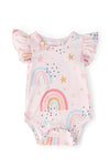 Over the Rainbow S/S Flutter Bodysuit