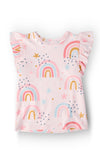 Over the Rainbow S/S Ruffle Tee