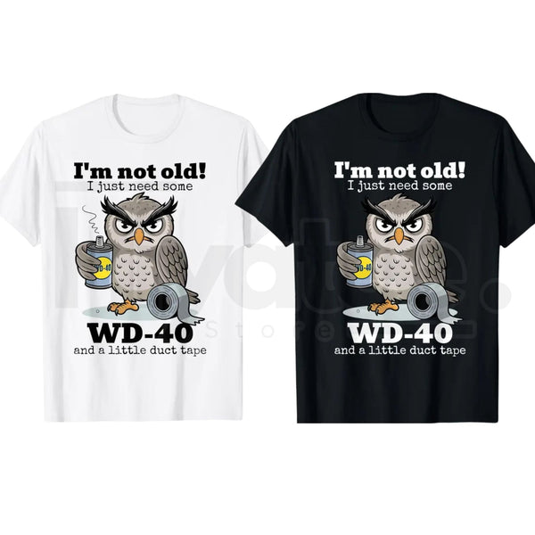 "Owl: I'm Not Old" – Funny Wise Owl Sarcastic Graphic Top