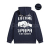Papa is My Favorite Hoodie – Cute Dad and Grandpa Love Pullover, Family Relationship Apparel & Gift Idea, Unisex
