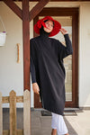 Lycra Black Burkini Modest Swimwear M2318