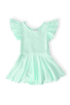 Pastel Green S/S Twirl Leotard
