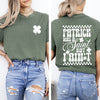 Patrick Was A Saint But I Ain't St Patrick's Day Shamrock Clover Lucky Leprechaun Comfort Colors Tee