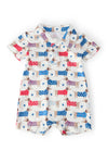 Patriotic Pups Polo Shorty One-Piece