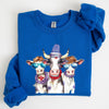 Patriotic Cows Hippie Funny 4th Of July Celebrations Edition Vintage Collectible Sweatshirt