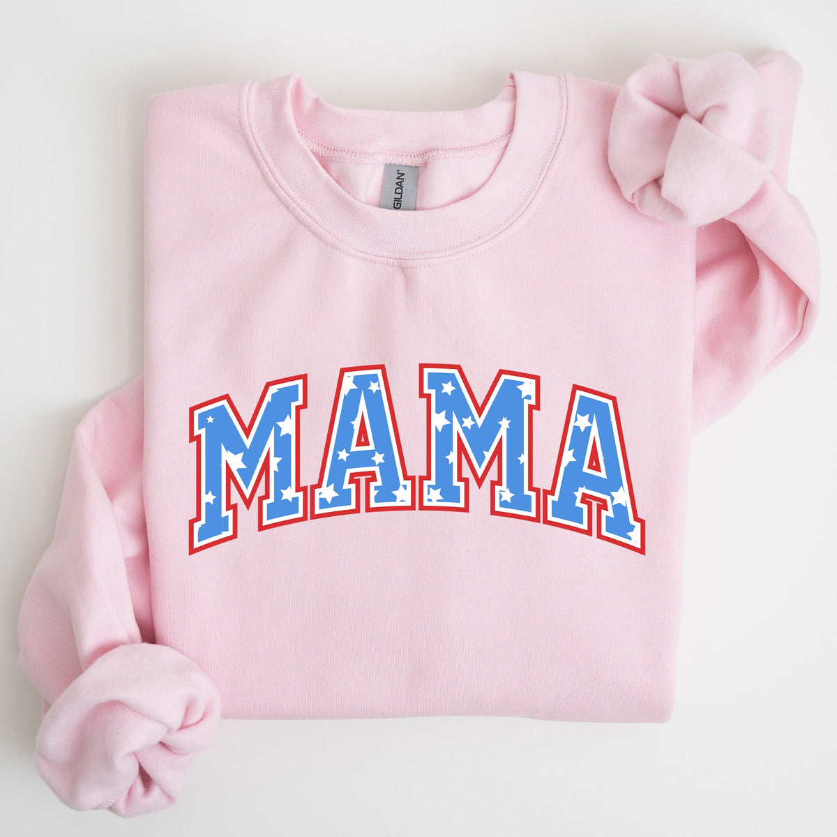 Patriotic Mama Stars and Stripes 4th of July Celebration Edition Sweatshirt