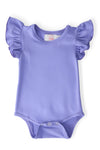 Periwinkle S/S Flutter Bodysuit