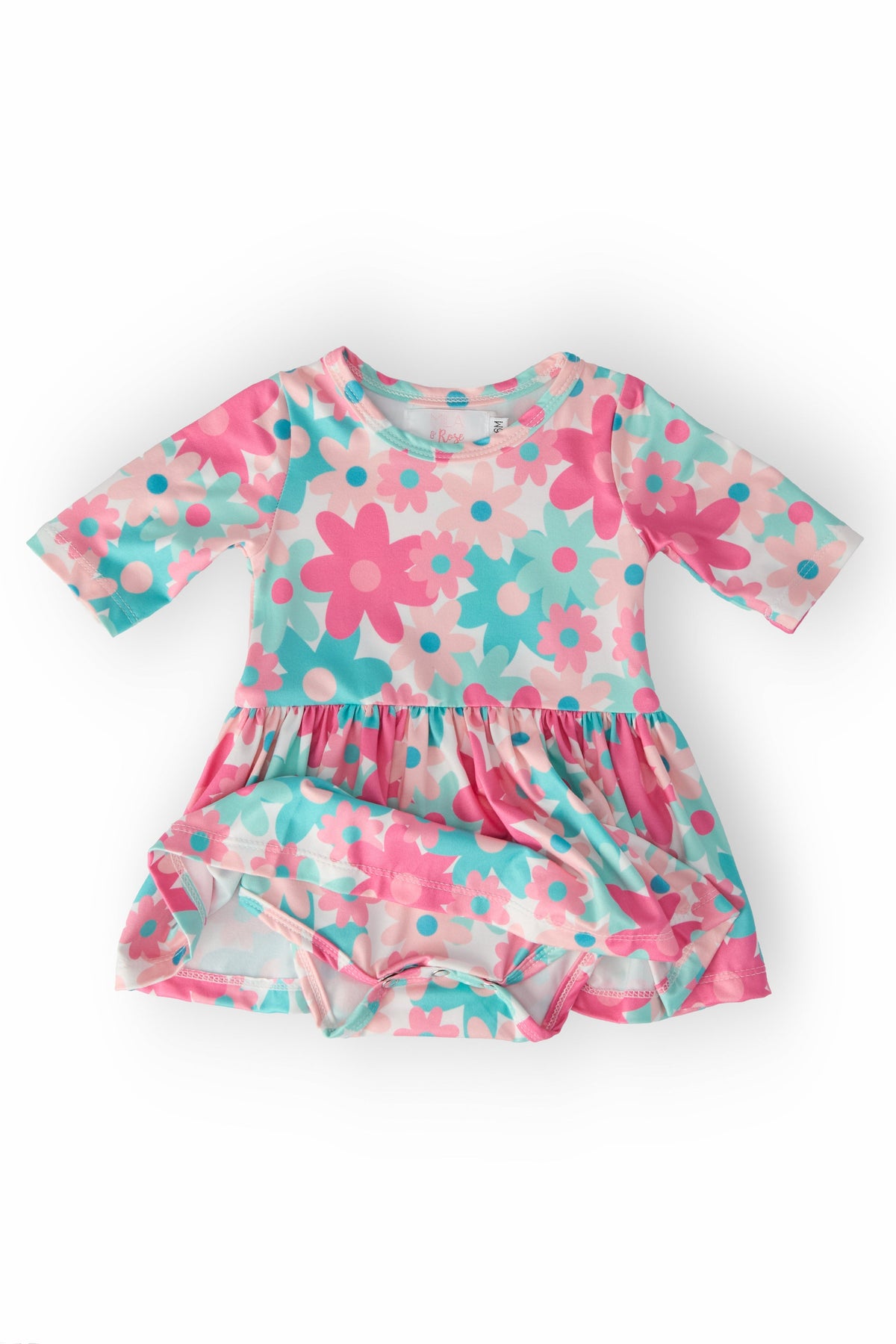 SALE Petal Perfection 3/4 Sleeve Twirl Bodysuit