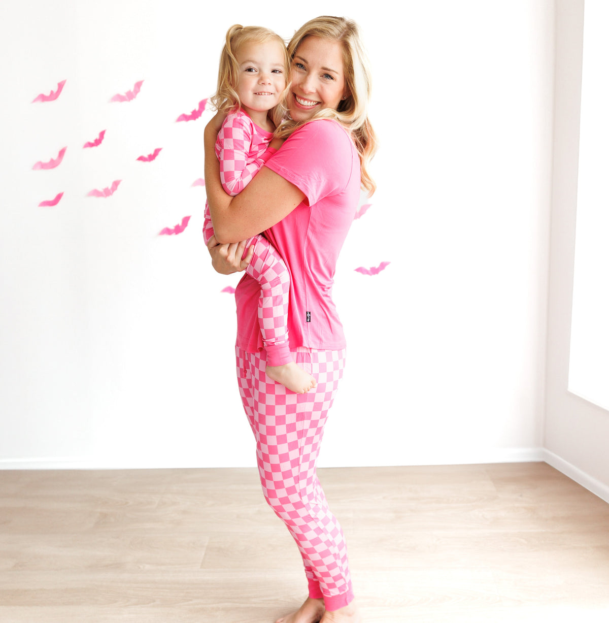 MAMA JOGGERS- Pink Check