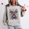 Pitbull Terrier Patriotic Dog 4th Of July USA Patriotism Pet Lover Pride Sweatshirt