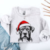 Pitbull Santa Christmas Dog Lover Seasonal Cheer Festive Pet Lover Gear Sweatshirt